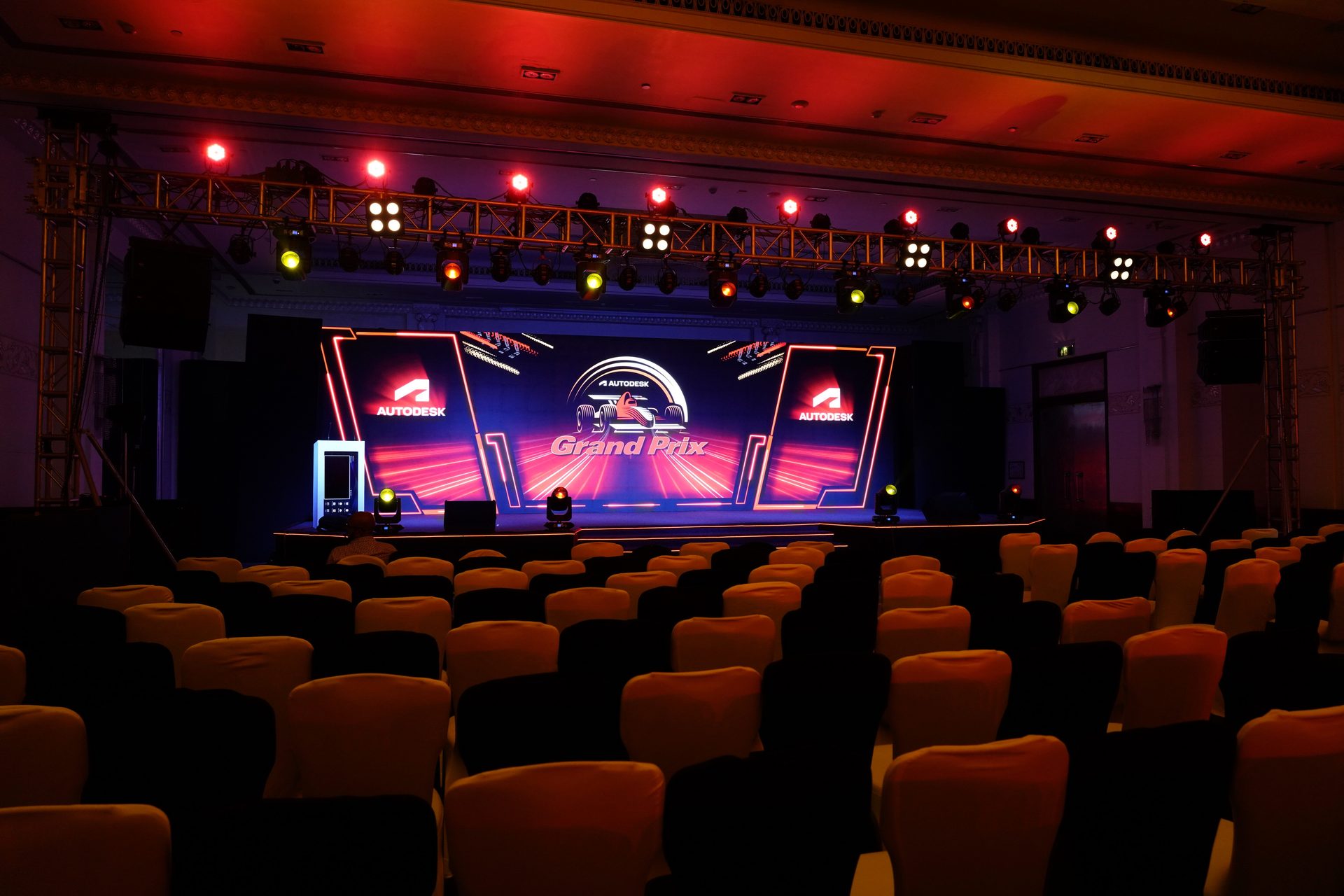 Auditorium stage