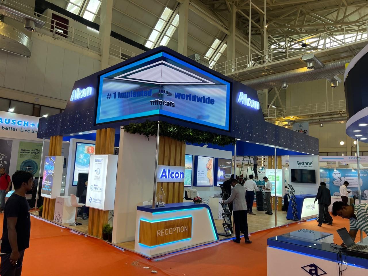Alcon stand